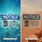 Signmission Lid Trash Container Remain Closed All Times, 5 in W x Rectangle, Vinyl Decal OS-2PACK-NS-D-35-L-15883 - alternate 5